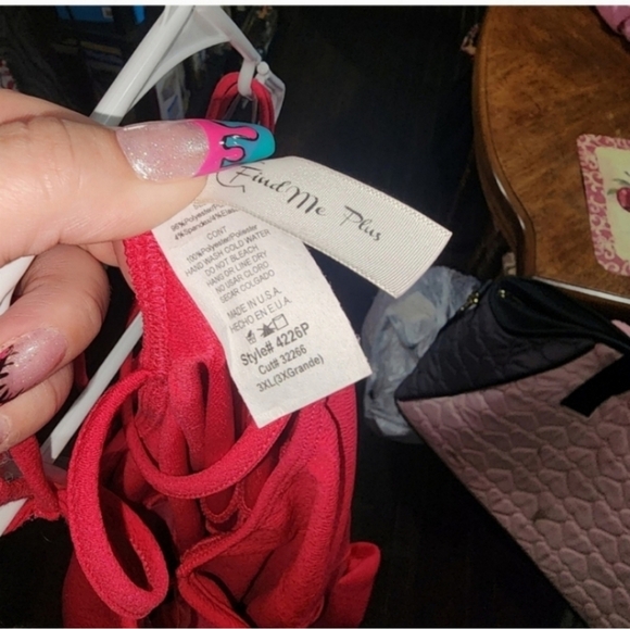 NWT FINDME PLUS 3x HOT PINK JUMPSUIT - Picture 5 of 5